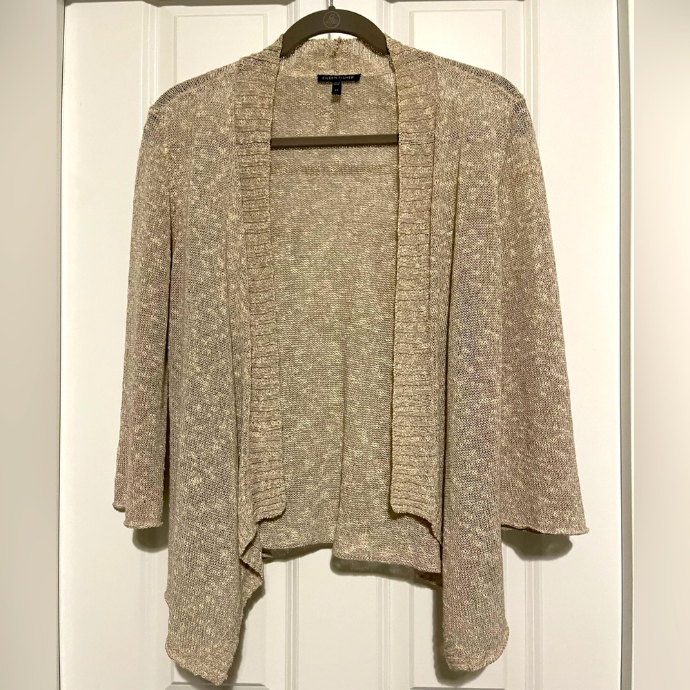 Eileen Fisher Linen Blend Cardigan